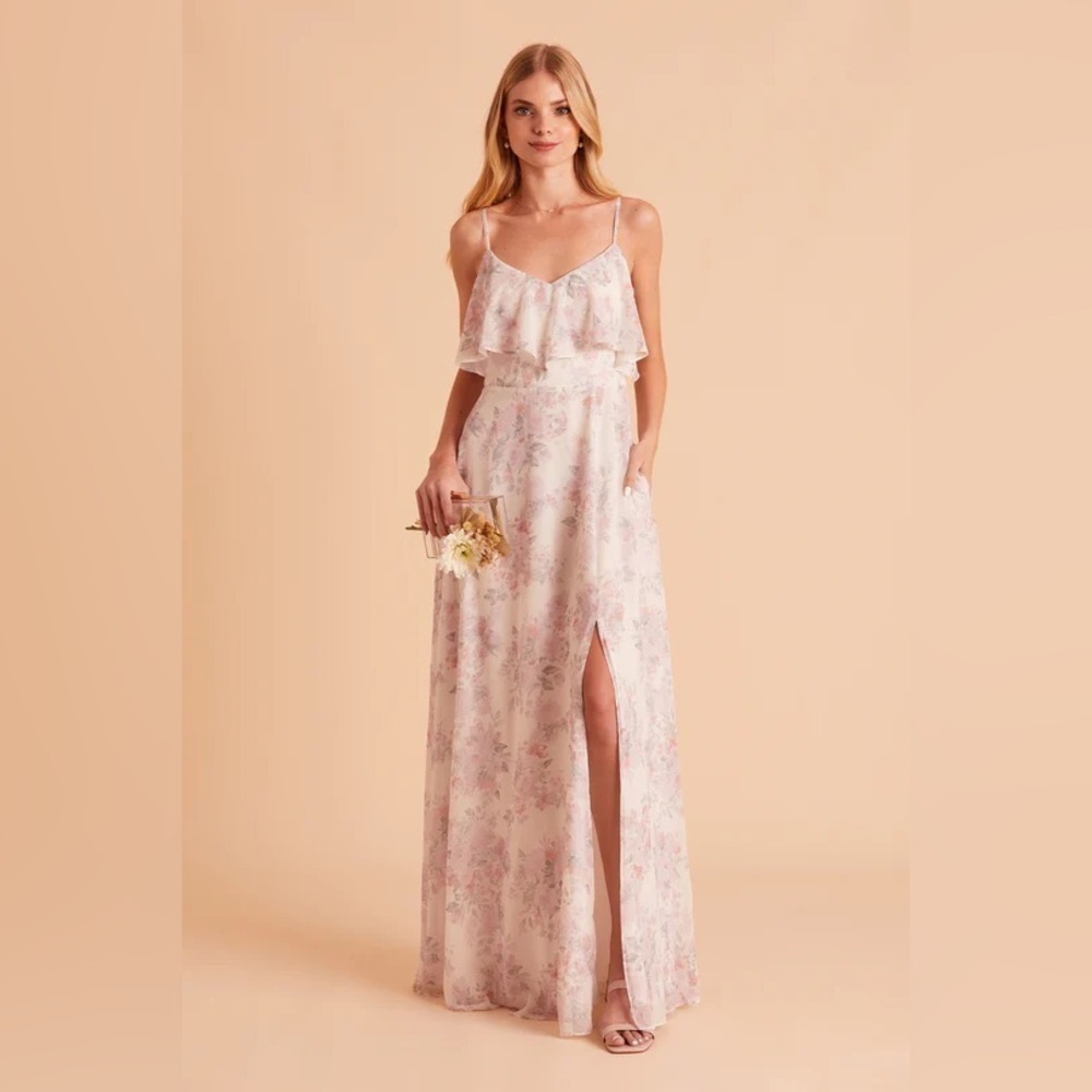 NWT Jane Convertible Dress in Chiffon Blush Bouquet